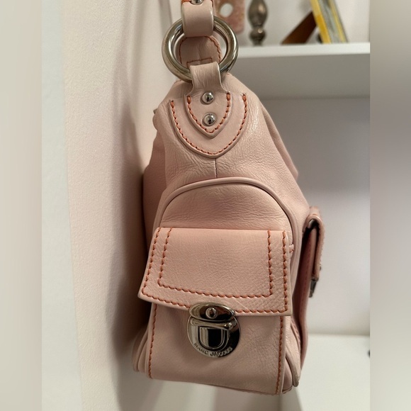 Marc Jacobs Leather Shoulder Bag in Blush Pink - Picture 4 of 15